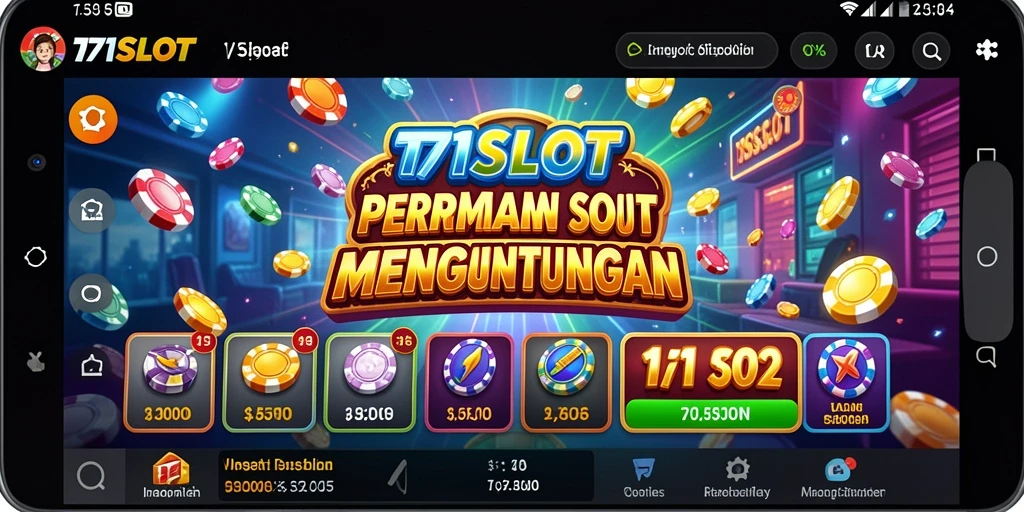 Tampilan gameplay menarik dari 171SLOT dengan tema slot yang beragam.