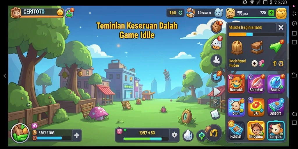 Screenshot CERITOTO menampilkan gameplay yang sederhana dan menarik.