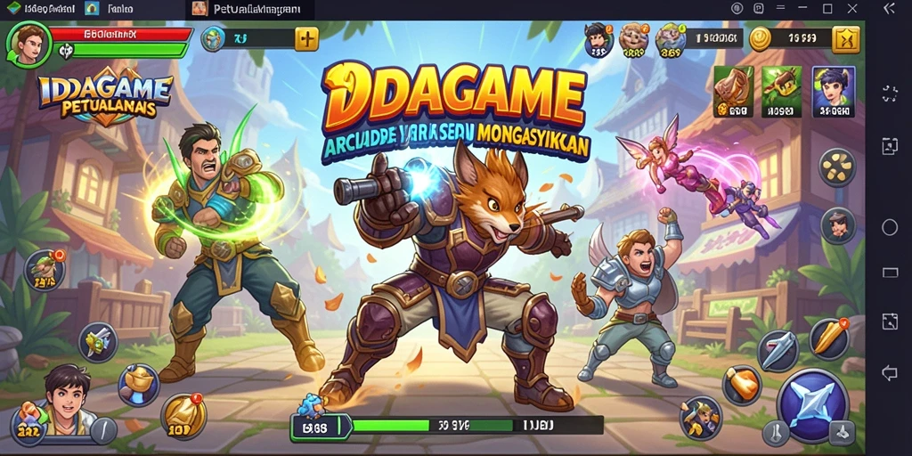 Tangkapan layar gameplay IDAGAME yang penuh aksi dan seru.