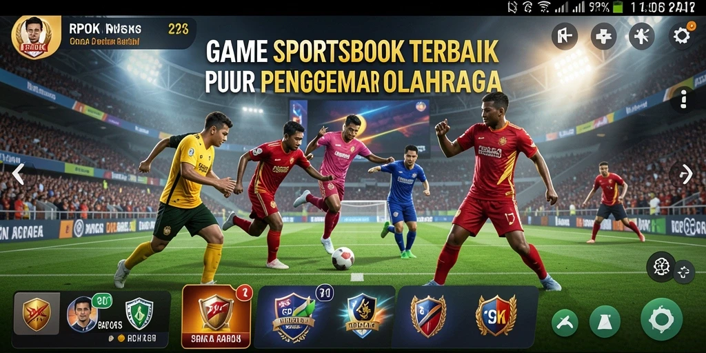 Tampilan menarik dari RPOK saat melakukan taruhan olahraga.