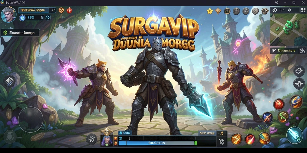 Gameplay mendebarkan di dunia MMORPG SURGAVIP.